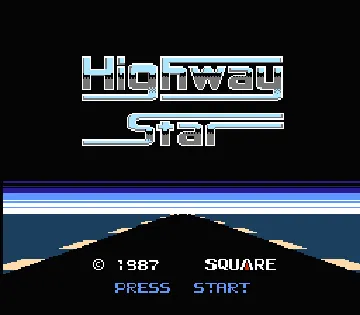 Highway Star (Japan) screen shot title